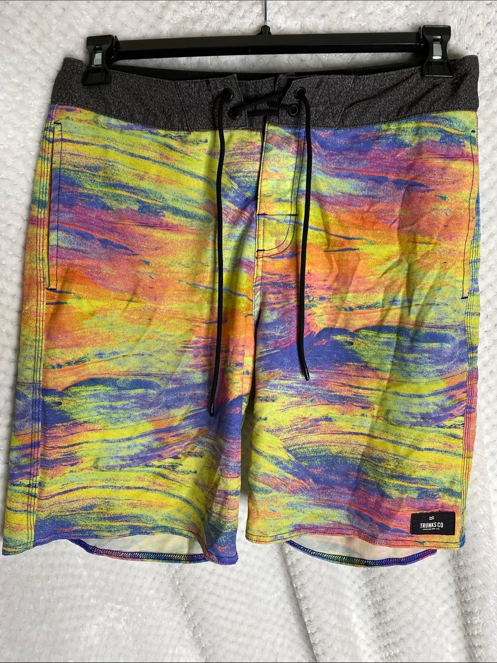 Trunks Co Multicolor Print Swim Shorts